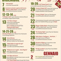 Natale a Spinazzola: il calendario degli eventi