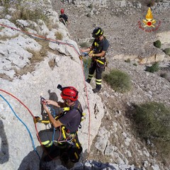 Addestramento SAF per i Vigili del Fuoco in agro di Spinazzola