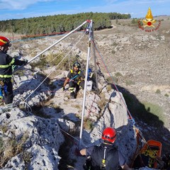 Addestramento SAF per i Vigili del Fuoco in agro di Spinazzola