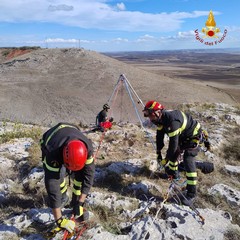 Addestramento SAF per i Vigili del Fuoco in agro di Spinazzola