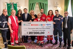 Terremoto, Despar consegna un assegno da 20.000€ alla Croce Rossa Italiana