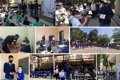 Poliziotti a scuola: non è un blitz ma la consegna del "Diario scolastico" ai bambini