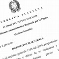 De Mucci (FI Bat):  "Il Giudice amministrativo ha rigettato il ricorso circa l'annullamento delle elezioni provinciali "