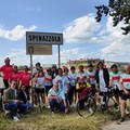 A Spinazzola i ciclisti dell’Associazione  "Siti Storici Grimaldi " di Monaco
