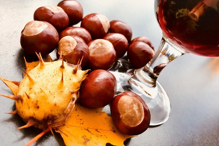 castagne e vino