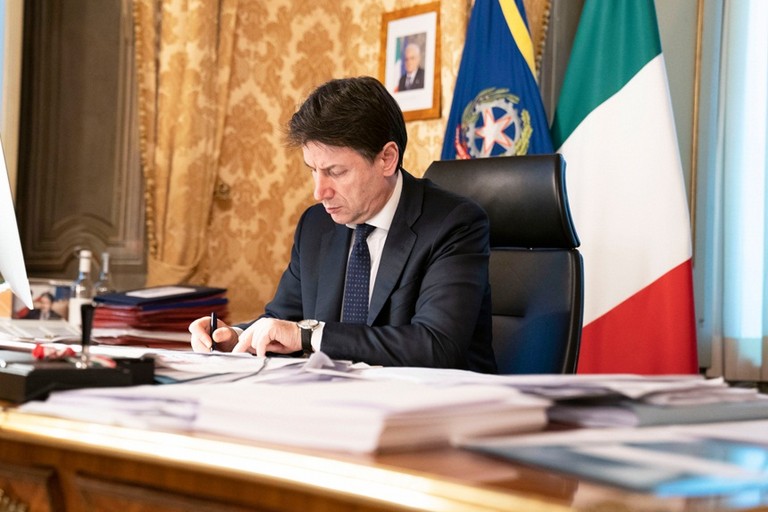 Il presidente del Consiglio Giuseppe Conte