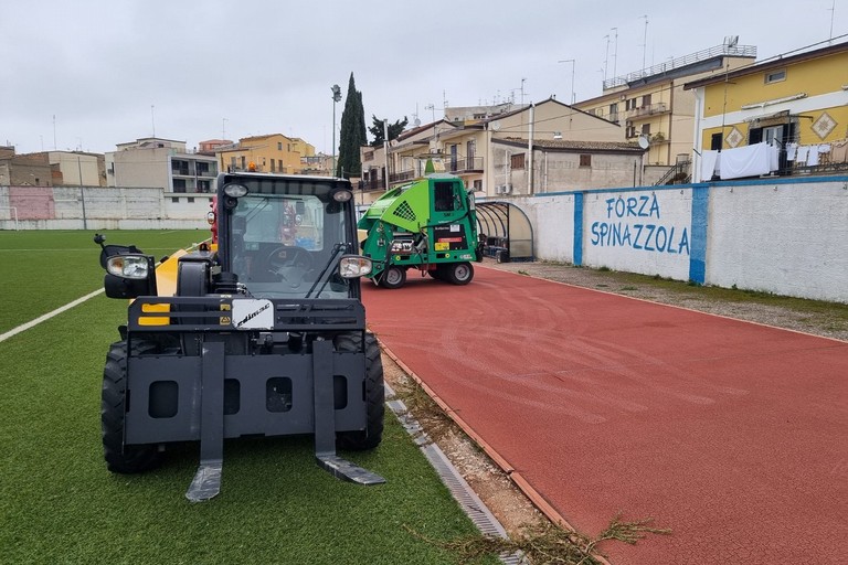 Lavori al Fasciano di Spinazzola