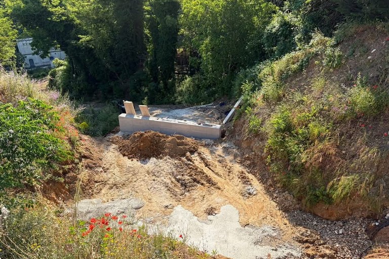S.P.54, Patruno: «Realizzati questa settimana micropali e trave di fondazione»