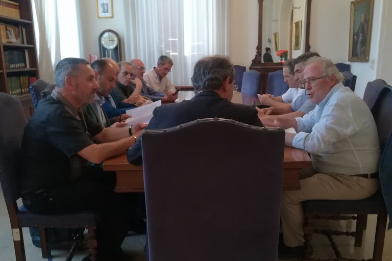 Incontro con i sindacati