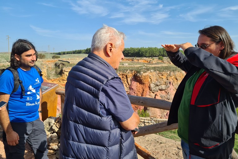 Visita dei commissari UNESCO alla miniera di bauxite di Spinazzola